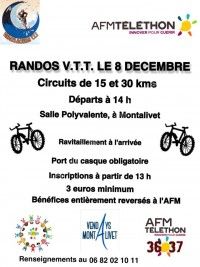 Randos VTT au profit du Téléthon 2018