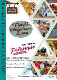 Marché des producteurs locaux & Concours de pétanque