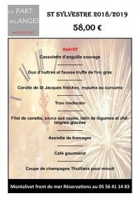 Réveillon du 31 décembre 2018