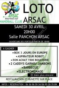 Loto du HBC ARSAC