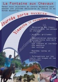 Journée Portes Ouvertes La Fontaine aux Chevaux