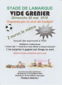 Vide Grenier du Football Lamarque Arcins