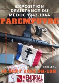 Journée du patrimoine Exposition sur la résistance dans le Médoc