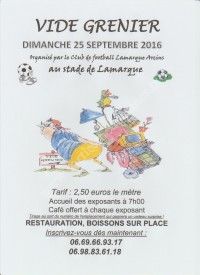 Vide Grenier du Football Lamarque Arcins