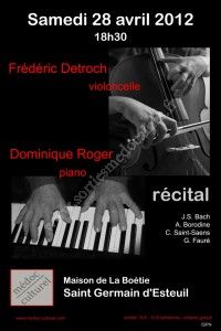 Concert avec Frédéric Detroch et Dominique Roger
