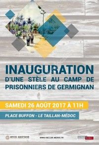Inauguration d'une stèle au camp de Germignan