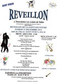 Réveillon de la Saint-Sylvestre 2016