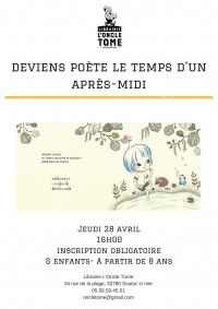 Deviens poète le temps d'un après-midi