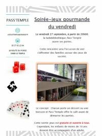 Soirée - Jeux Gourmande