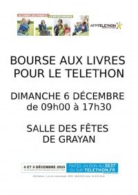 Bourse aux Livres pour le Téléthon