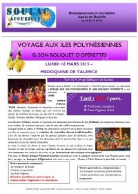 Voyage aux Iles Polynésiennes et son Bouquet d'Opérettes