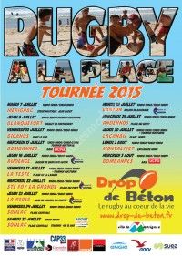 Rugby à la Plage - Tournée 2015