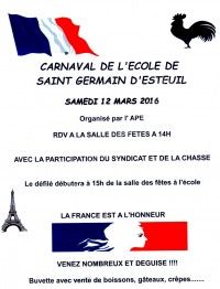 Carnaval de l'école de St Germain d'Esteuil