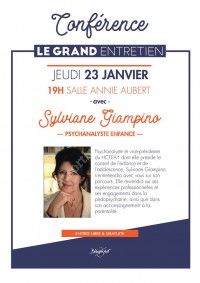 Conférence - Le grand entretien avec Sylviane Giampino