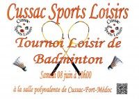 Tournoi loisir de badminton