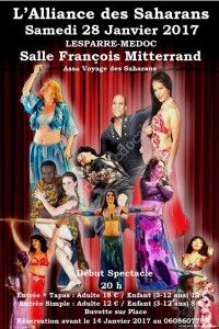 Dîner spectacle l'Alliance des Saharans