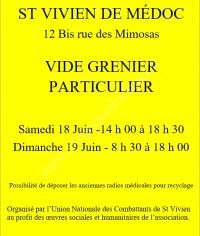 VIDE GRENIER - VENTE SOLIDAIRE