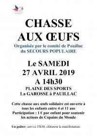 Chasse aux Oeufs Solidaire 2019