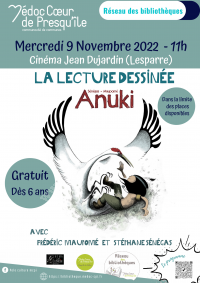 Spectacle BD Anuki, lecture dessinée