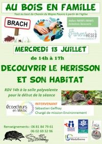 Découvrir le hérisson et son habitat