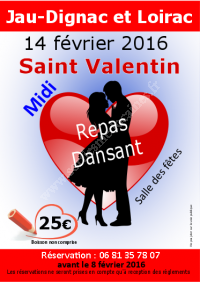 Repas Dansant de la Saint-Valentin