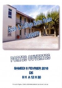 Portes ouvertes école-collège Notre Dame