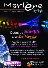 1er Cours de Zumba au Mojito