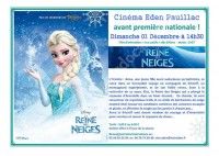 Avant Première Nationale : La Reine des Neiges