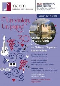 Concert de musique classique : Un violon - Un piano