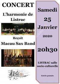 Concert de l'harmonie de Listrac