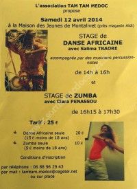 Stage de Danse Africaine et Zumba
