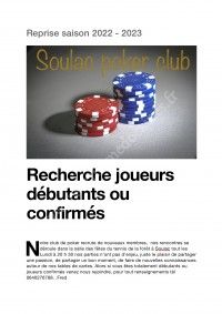 Club de poker : Saison 2022-2023