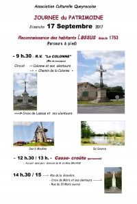 Journée du Patrimoine 2017