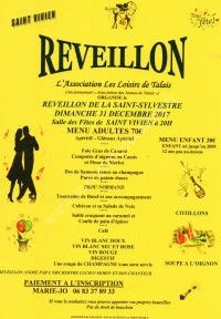 Réveillon de la Saint Sylvestre 2017