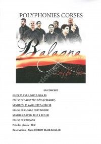Concert Balagna - Polyphonies Corses