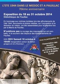 L'Eté 1944 dans le Médoc et à Pauillac