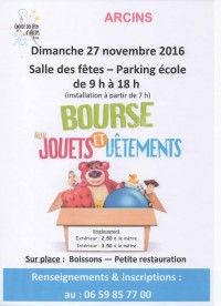 Bourse aux jouets et vêtements 2016
