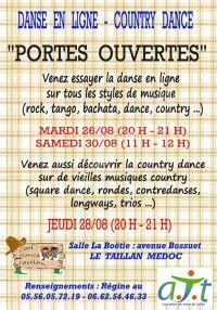 PORTES OUVERTES DANSE EN LIGNE & COUNTRY DANCE