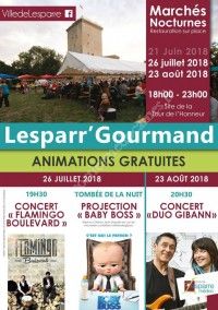 Lesparr'Gourmand 2018 - Cinéma en plein air