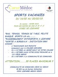 Sports Vacances