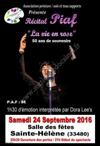 Récital Piaf La Vie en Rose