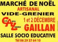 Marché de Noel 2018 - Exposition artisanale et vide grenier