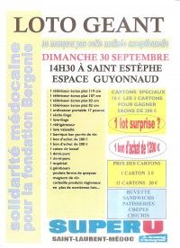 LOTO de SOLIDARITE MEDOCAINE