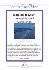 Universités d'Eté - Conférence