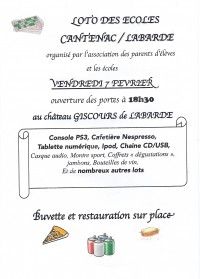 Loto des écoles de Cantenac et Labarde