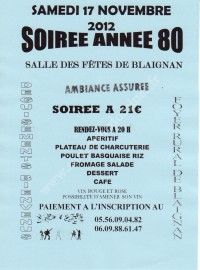 SOIREE ANNEE 80
