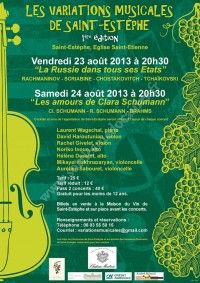 Les Variations Musicales de Saint-Estèphe : 1ère Edition