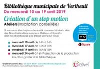 Quinzaine du Numérique en bibliothèque : Création d'un Stop Motion