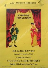 Représentation des Musicomédiens