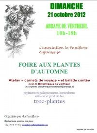 Foire aux Plantes d'Automne